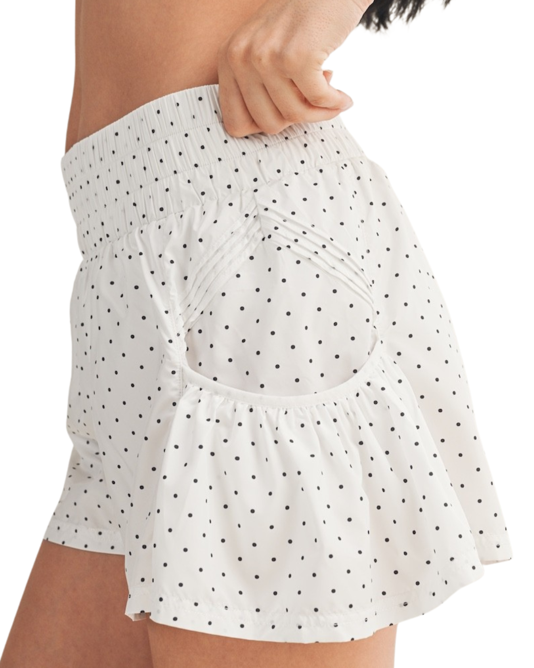 Polka Dot Flare Shorts
