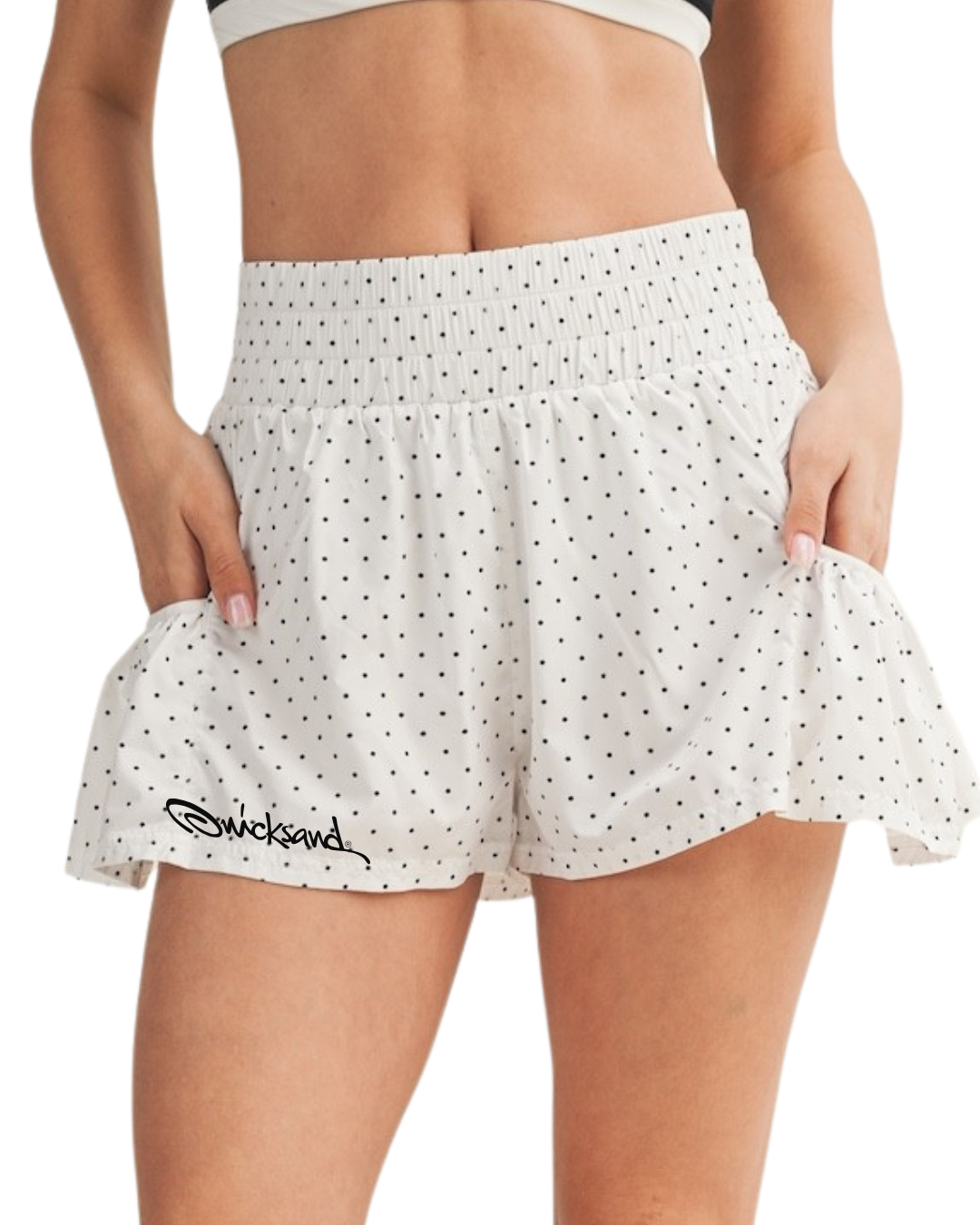Polka Dot Flare Shorts