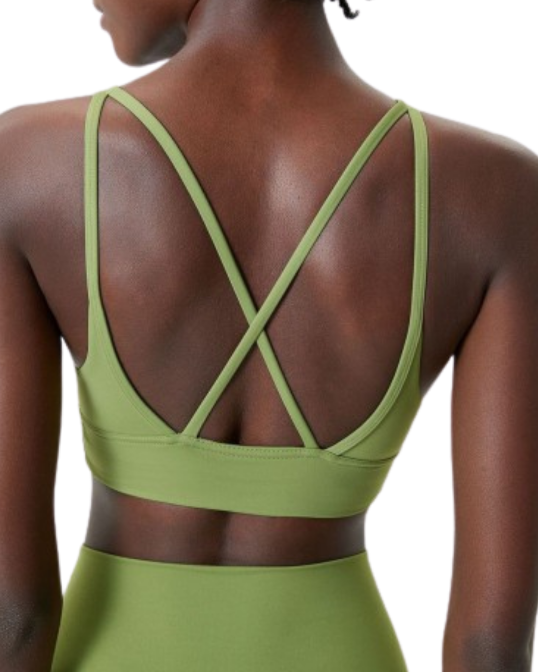 QS-Lycra Cross-back Sports Bra